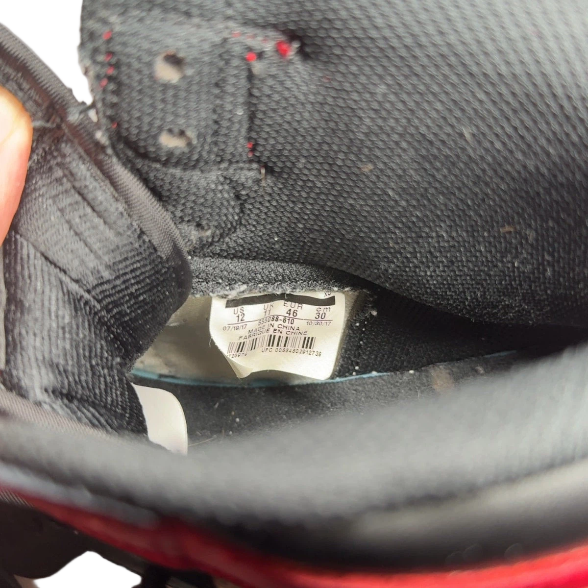 Jordan 1 Retro High Bred Toe (Size 12)