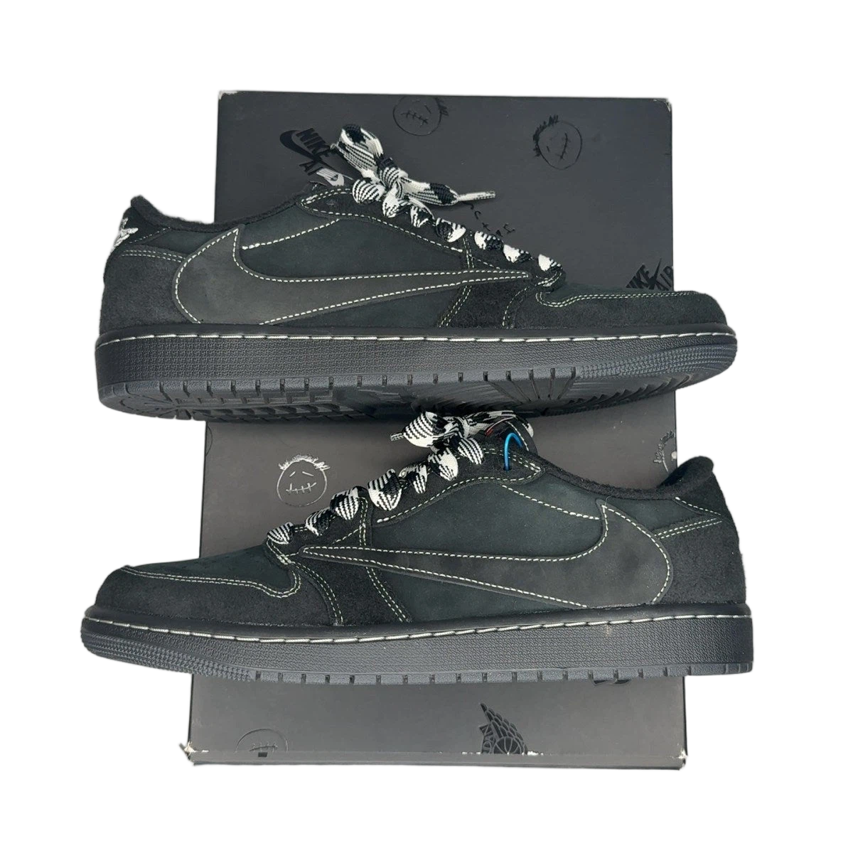 Jordan 1 Retro Low OG SP Travis Scott Black Phantom (Size 10.5)