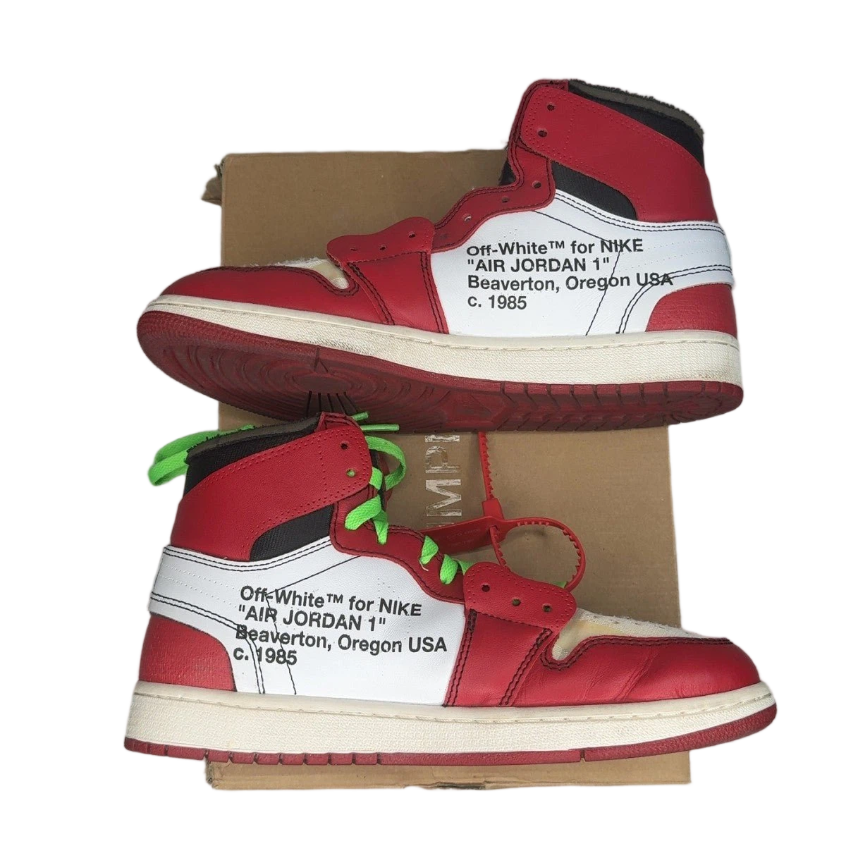Jordan 1 Retro High Off-White Chicago (Size 9.5)