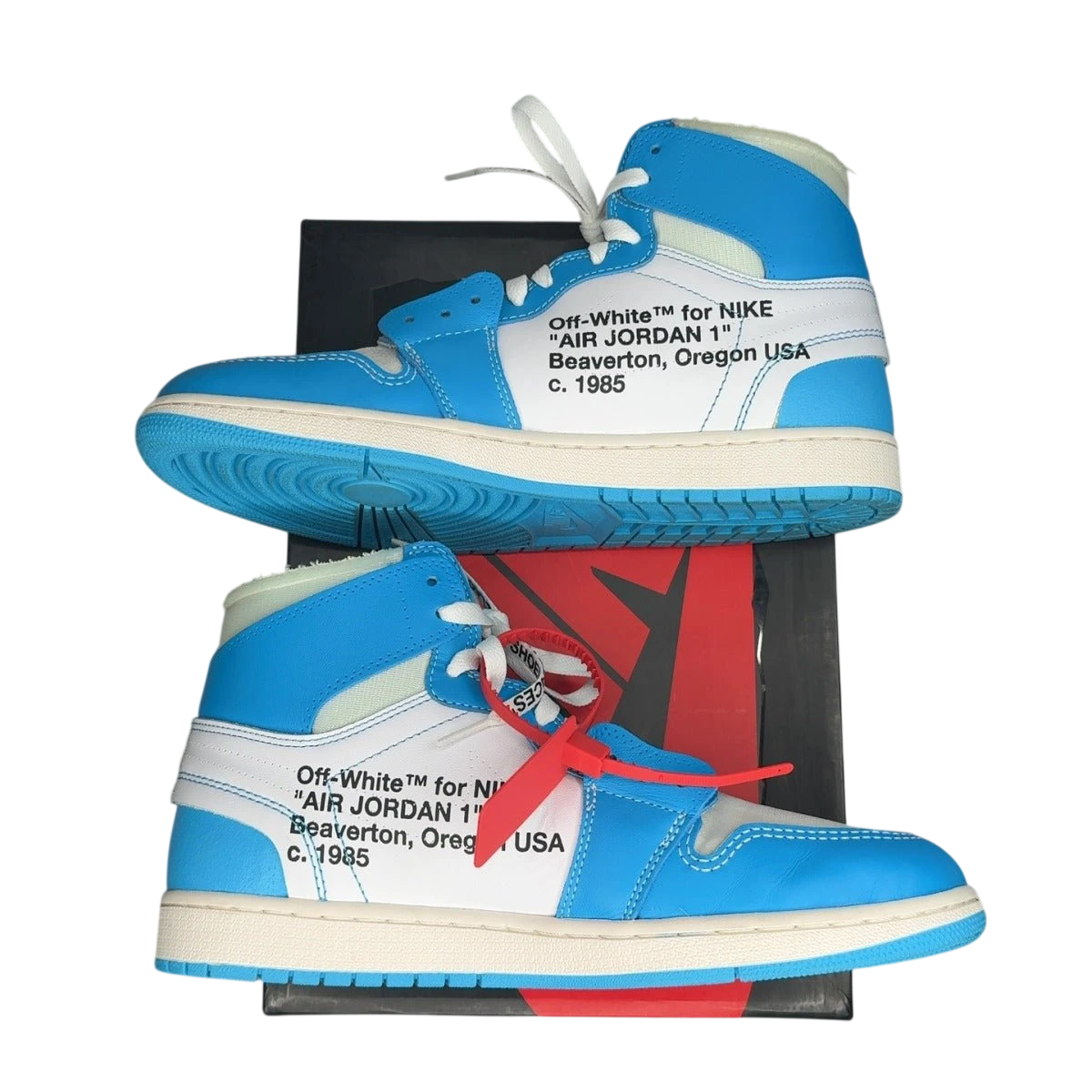 Jordan 1 Retro High Off-White University Blue (Size 11)