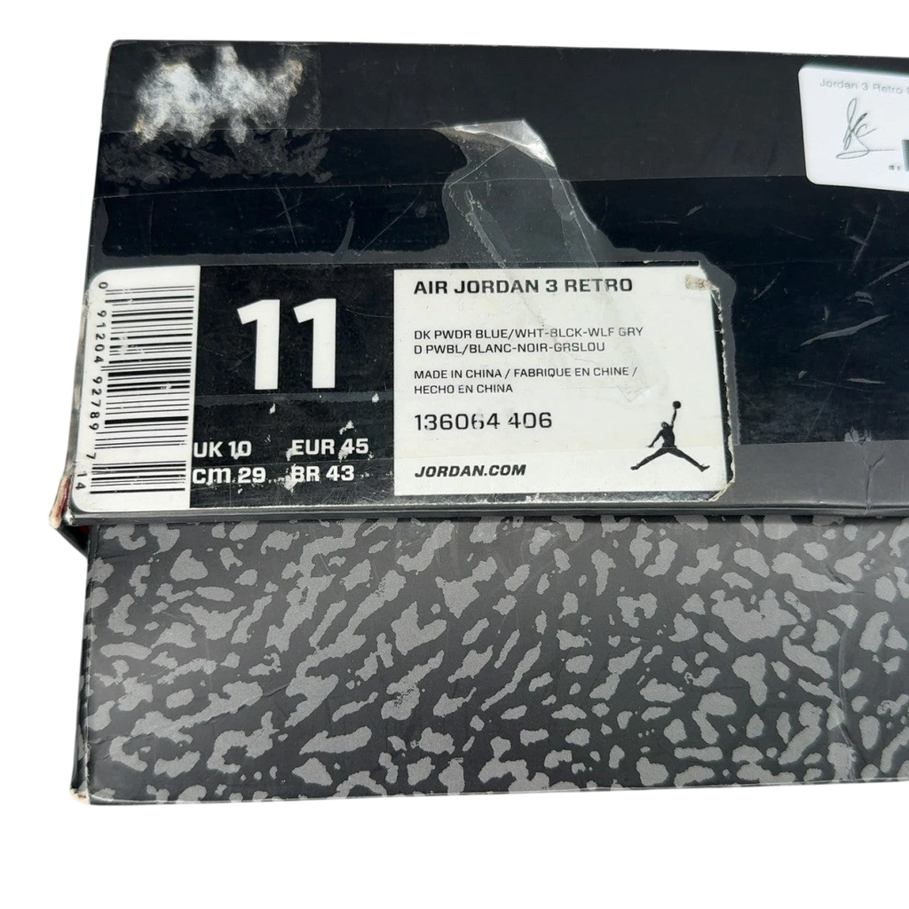 Jordan 3 Retro Powder Blue (Size 11)