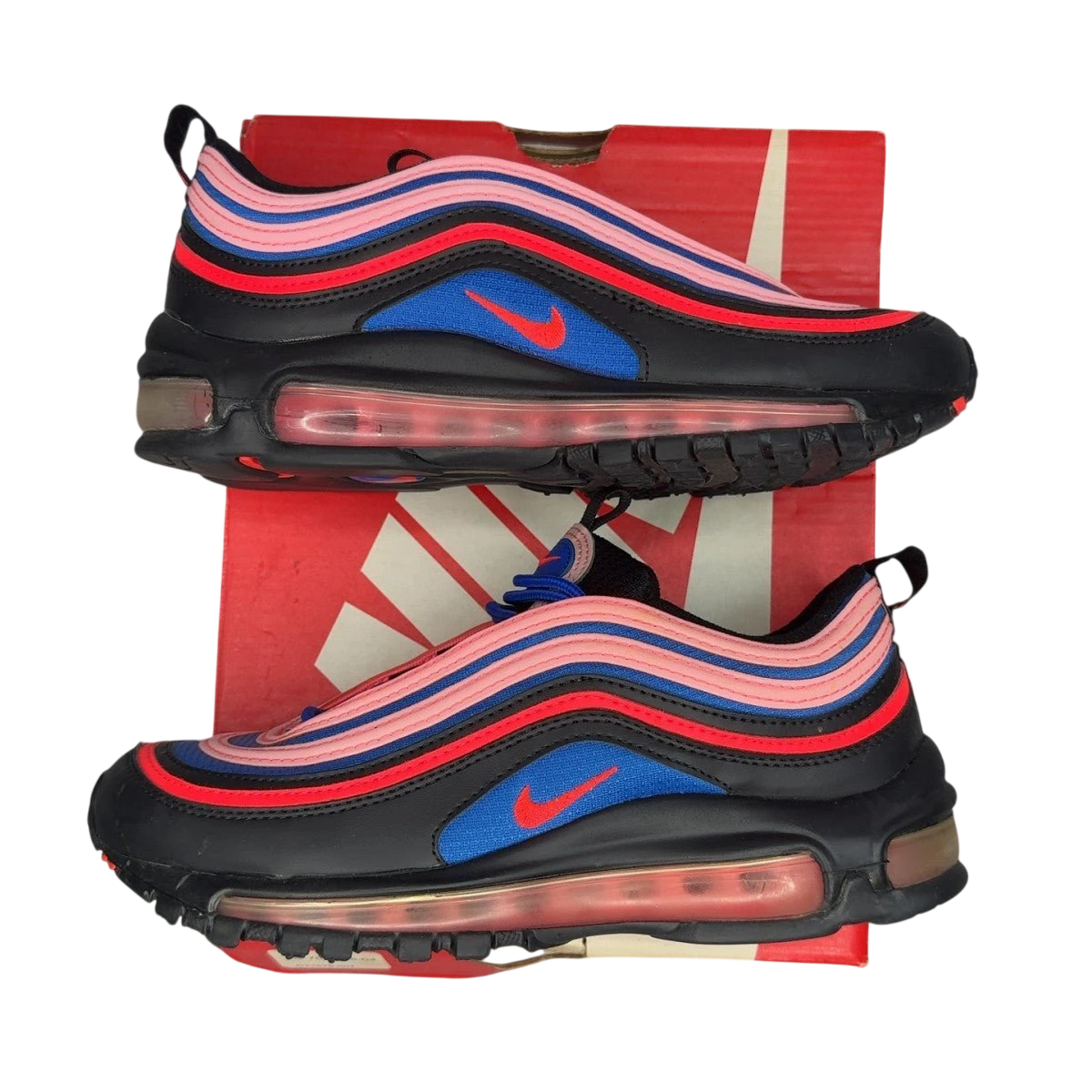 Nike Air Max 97 Black Flash Crimson (GS) (Size 4.5)