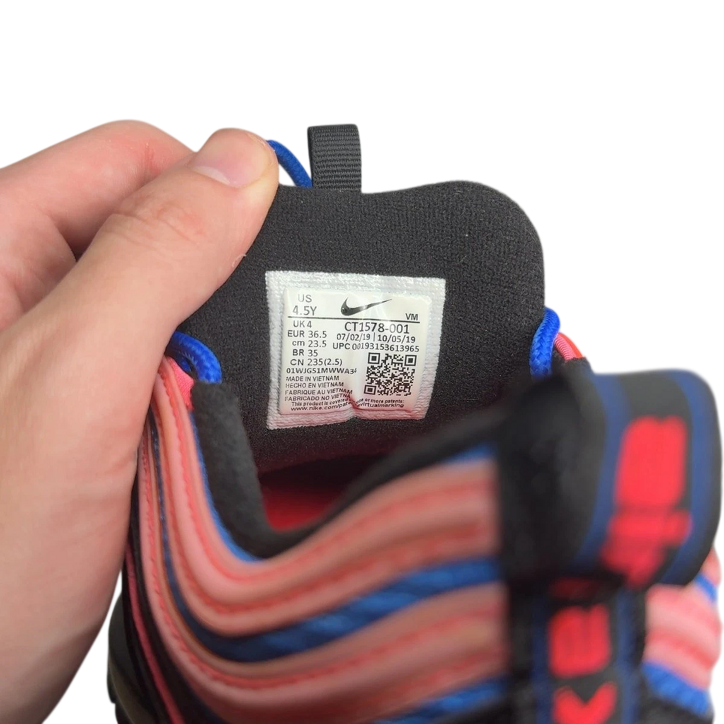Nike Air Max 97 Black Flash Crimson (GS) (Size 4.5)