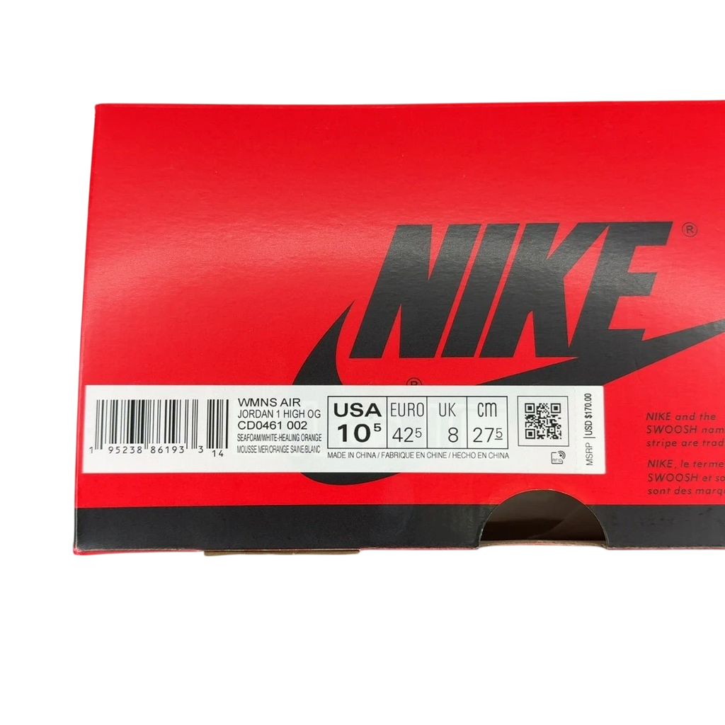 Jordan 1 Retro High OG Seafoam (Size 9)