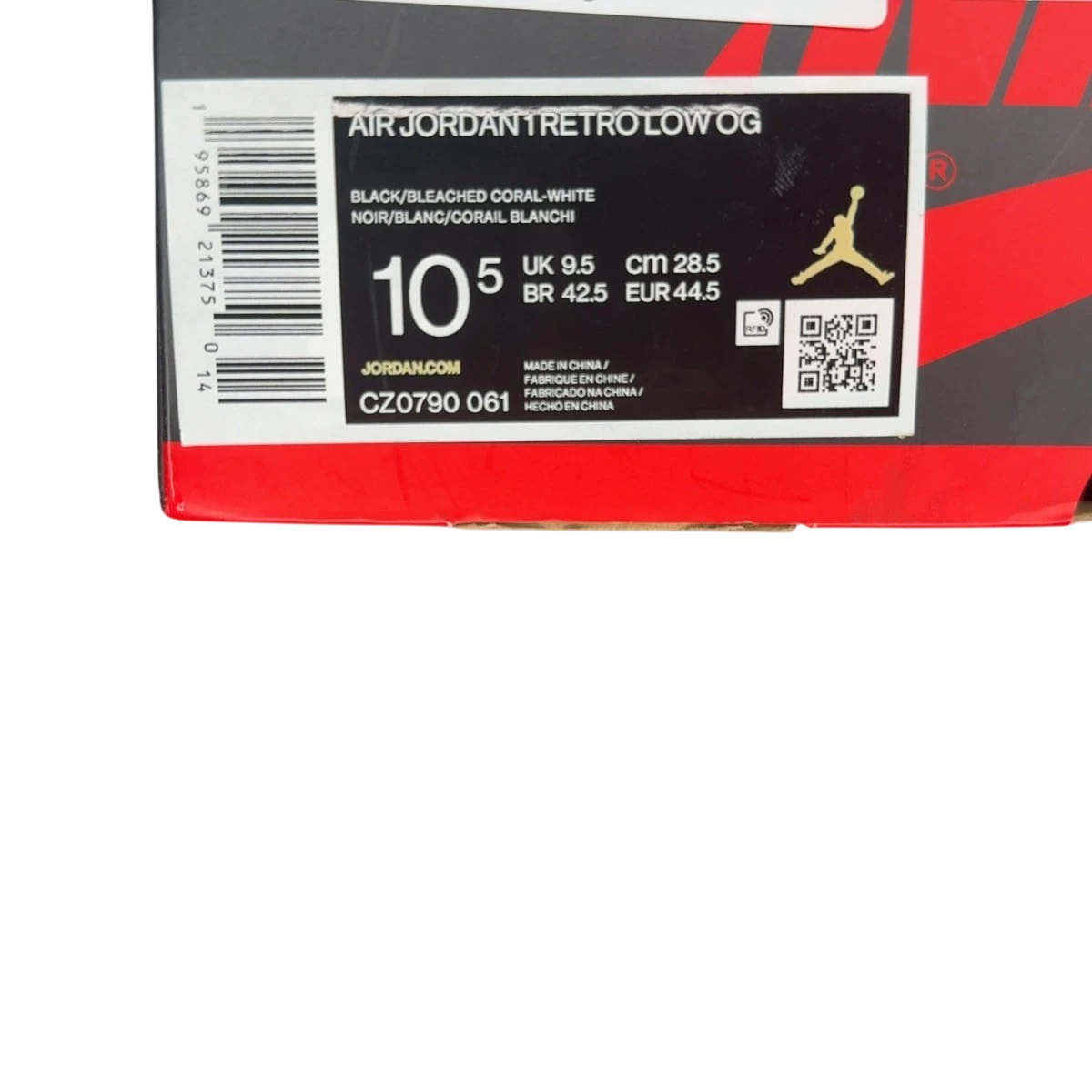 Jordan 1 Low OG Bleached Coral (Size 10.5)