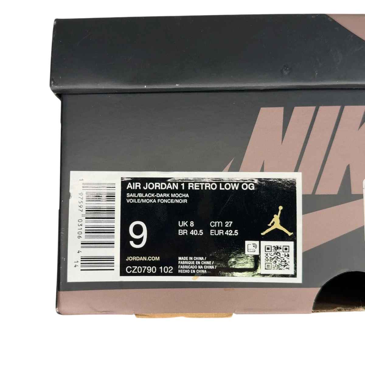 Jordan 1 Retro Low OG Mocha 9 (Size 9)