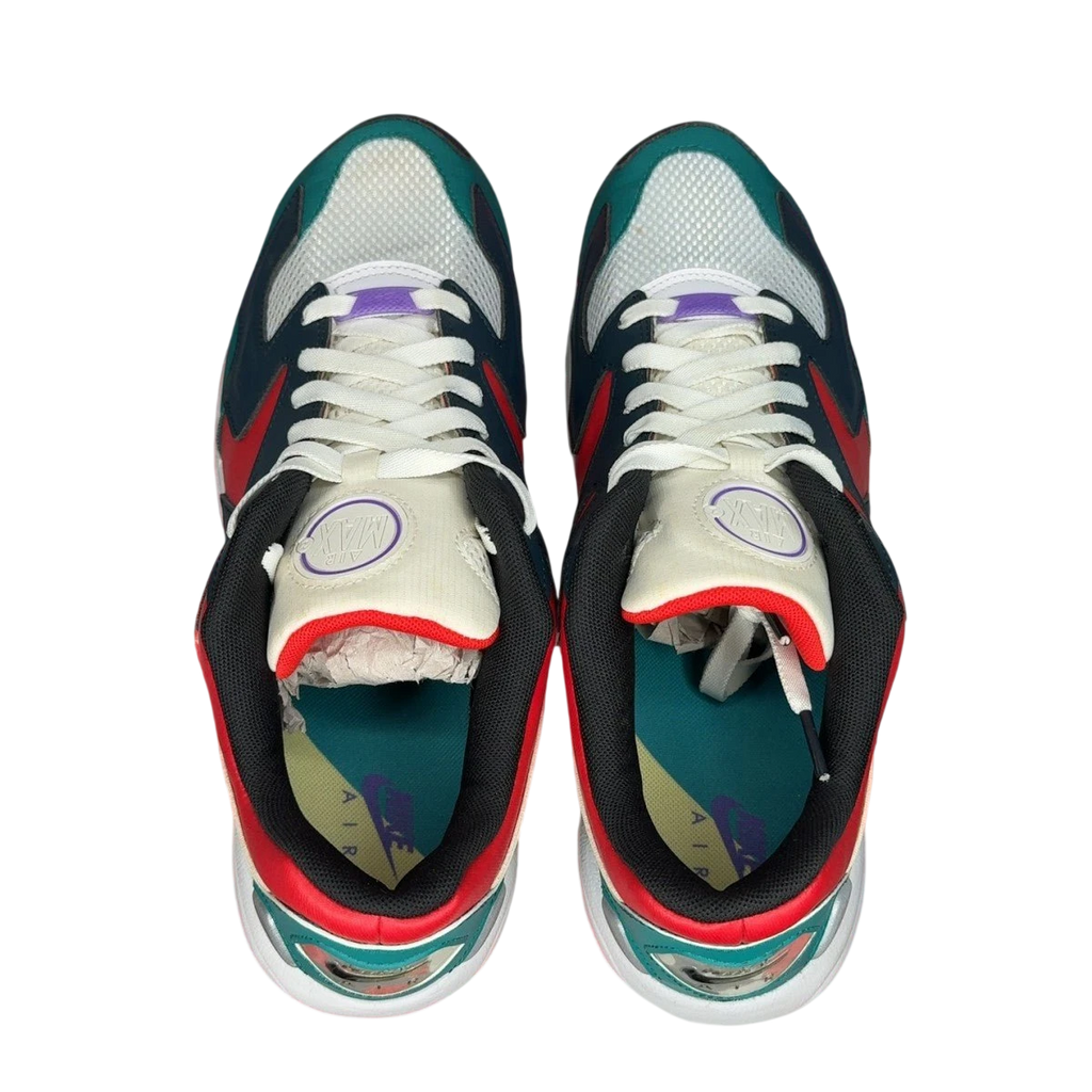 Nike Air Max2 Light Habanero Red Navy Emerald (Size 9)