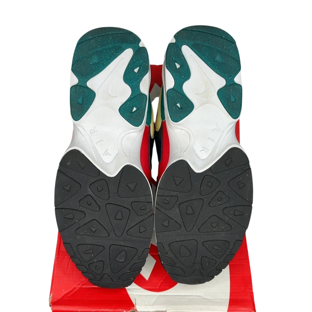 Nike Air Max2 Light Habanero Red Navy Emerald (Size 9)