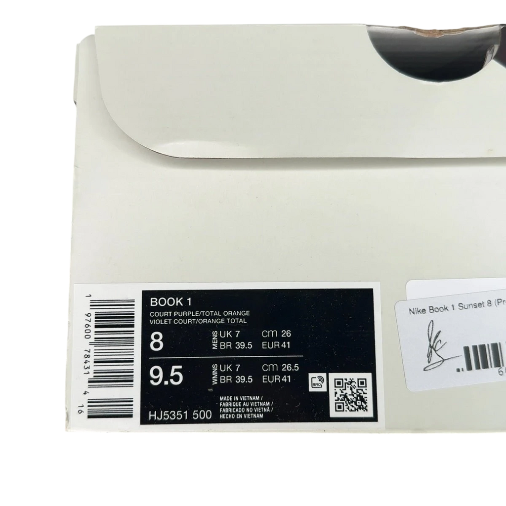 Nike Book 1 Sunset (Size 8)
