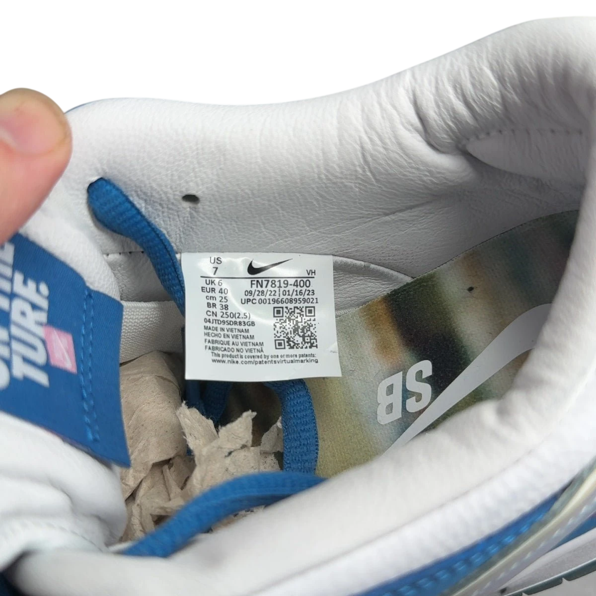 Nike SB Dunk Low Born X Raised One Block At A Time (Size 7)