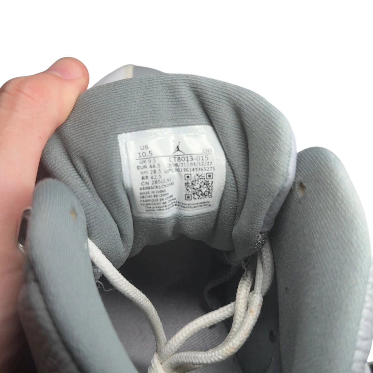 Jordan 12 Retro Stealth (Size 10.5)