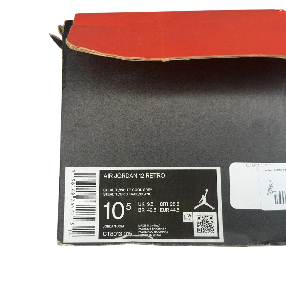 Jordan 12 Retro Stealth (Size 10.5)