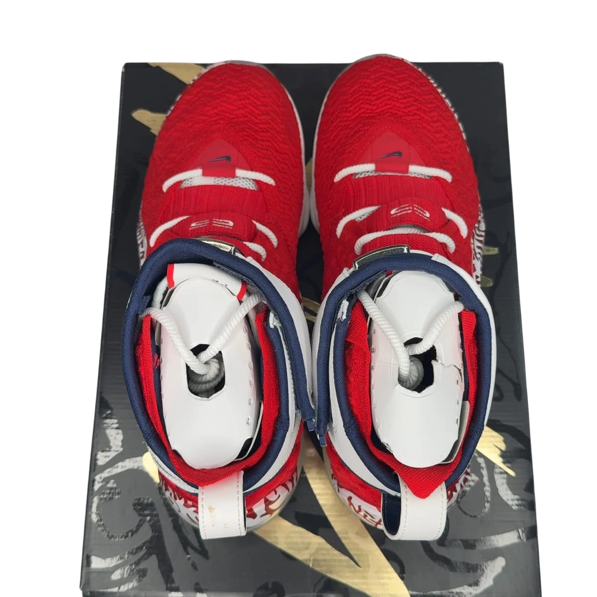 Nike LeBron 17 Graffiti Remix Red (Size 11.5)