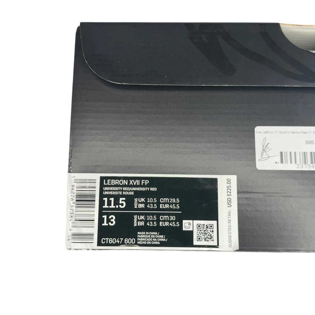 Nike LeBron 17 Graffiti Remix Red (Size 11.5)