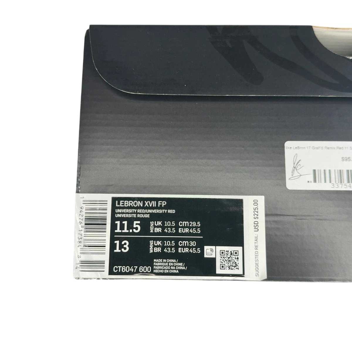 Nike LeBron 17 Graffiti Remix Red (Size 11.5)