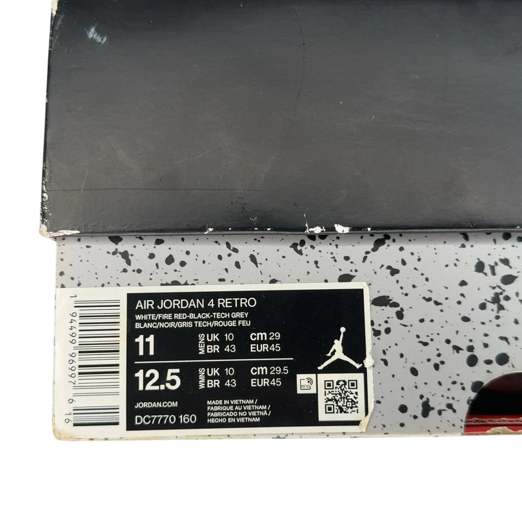 Jordan 4 Retro Fire Red (2020) (Size 11)