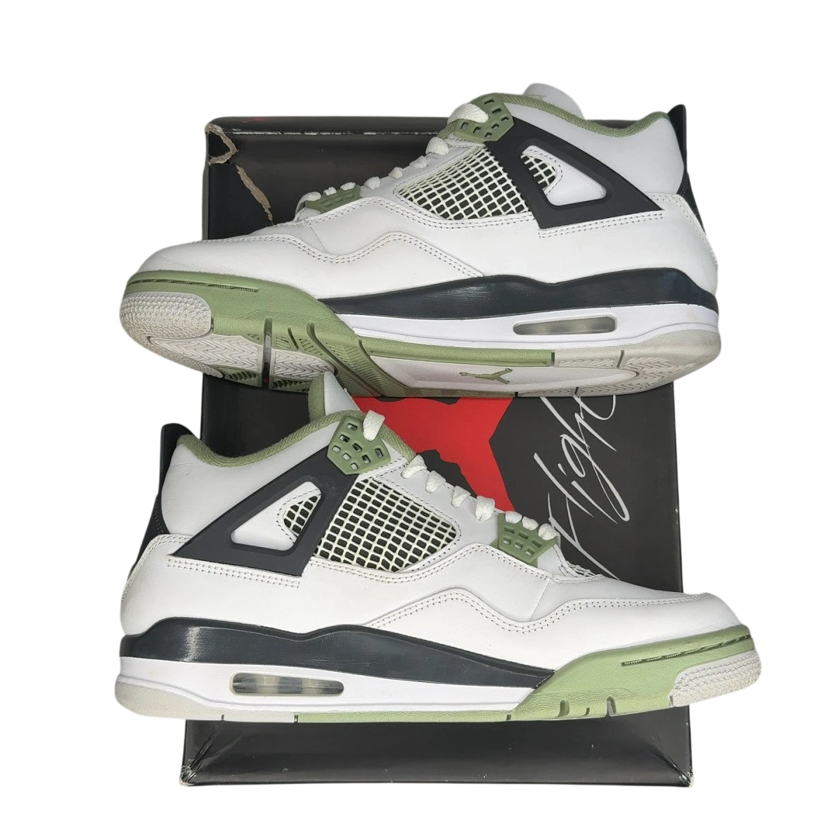 Jordan 4 Retro Seafoam (Size 10)