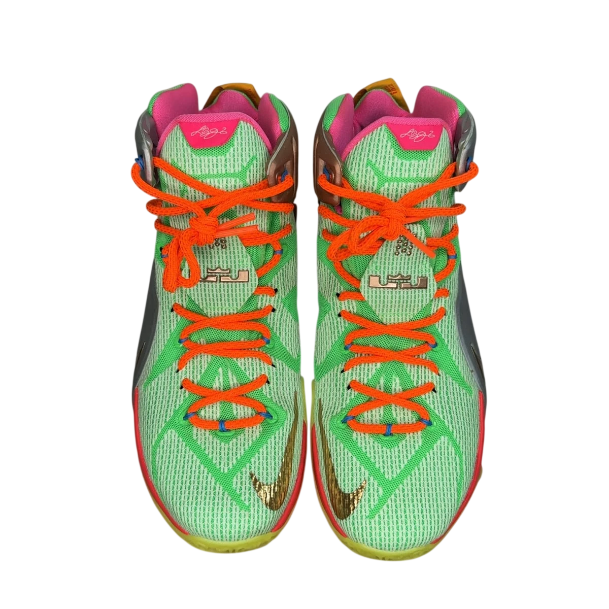 Nike LeBron 12 NikeiD Multicolor Melon 11 (Size 11)