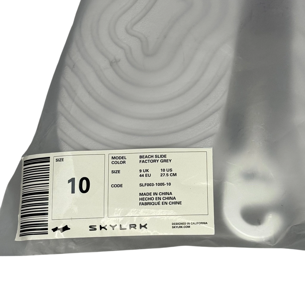 SKYLRK Beach Slide Factory Grey