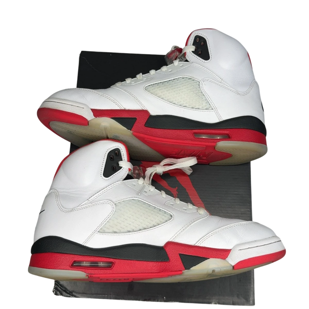 Jordan 5 Retro Fire Red Black Tongue (2025) (Size 11)