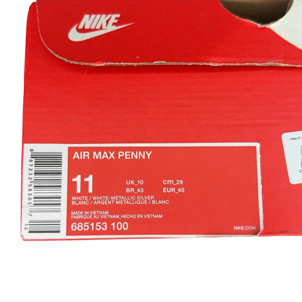 Nike Air Max Penny White Metallic (2018) (Size 11)