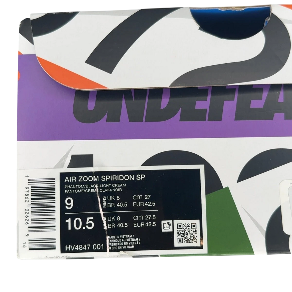 Nike Air Zoom Spiridon Undefeated Phantom (Size 9)