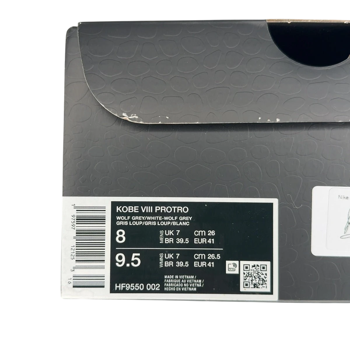 Nike Kobe 8 Protro Wolf Grey (Size 8)