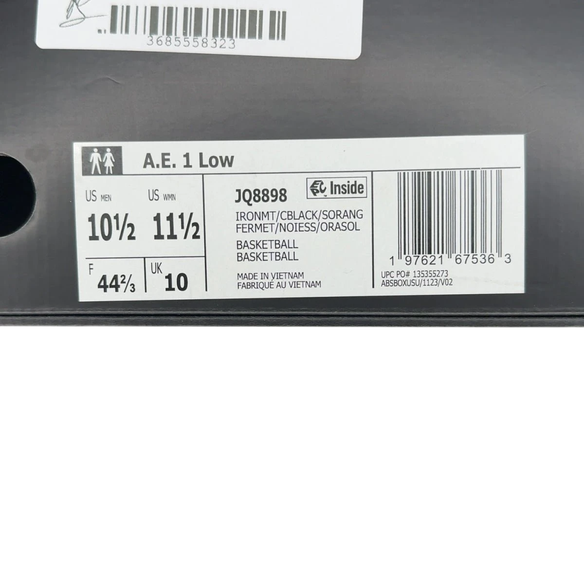 adidas AE 1 Low Iron Sharpens Iron (Size 10.5)