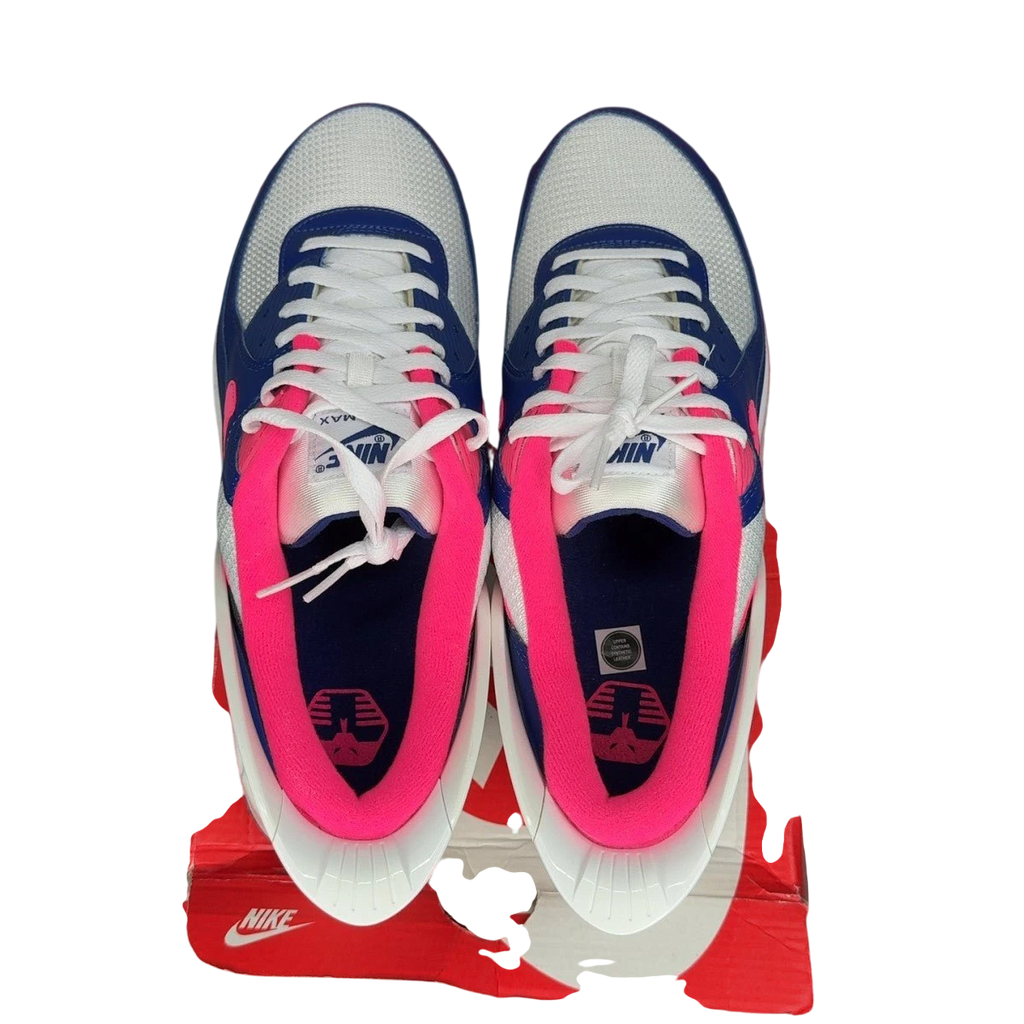 Nike Air Max 90 Flyease Deep Royal Blue Hyper Pink (Size 14)