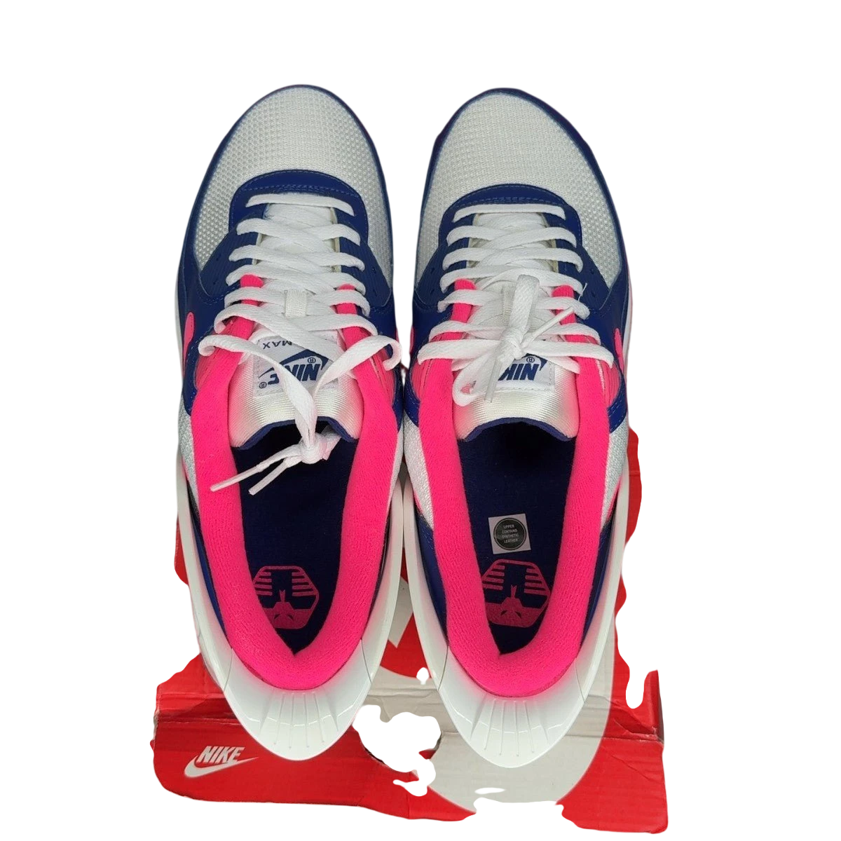 Nike Air Max 90 Flyease Deep Royal Blue Hyper Pink (Size 14)