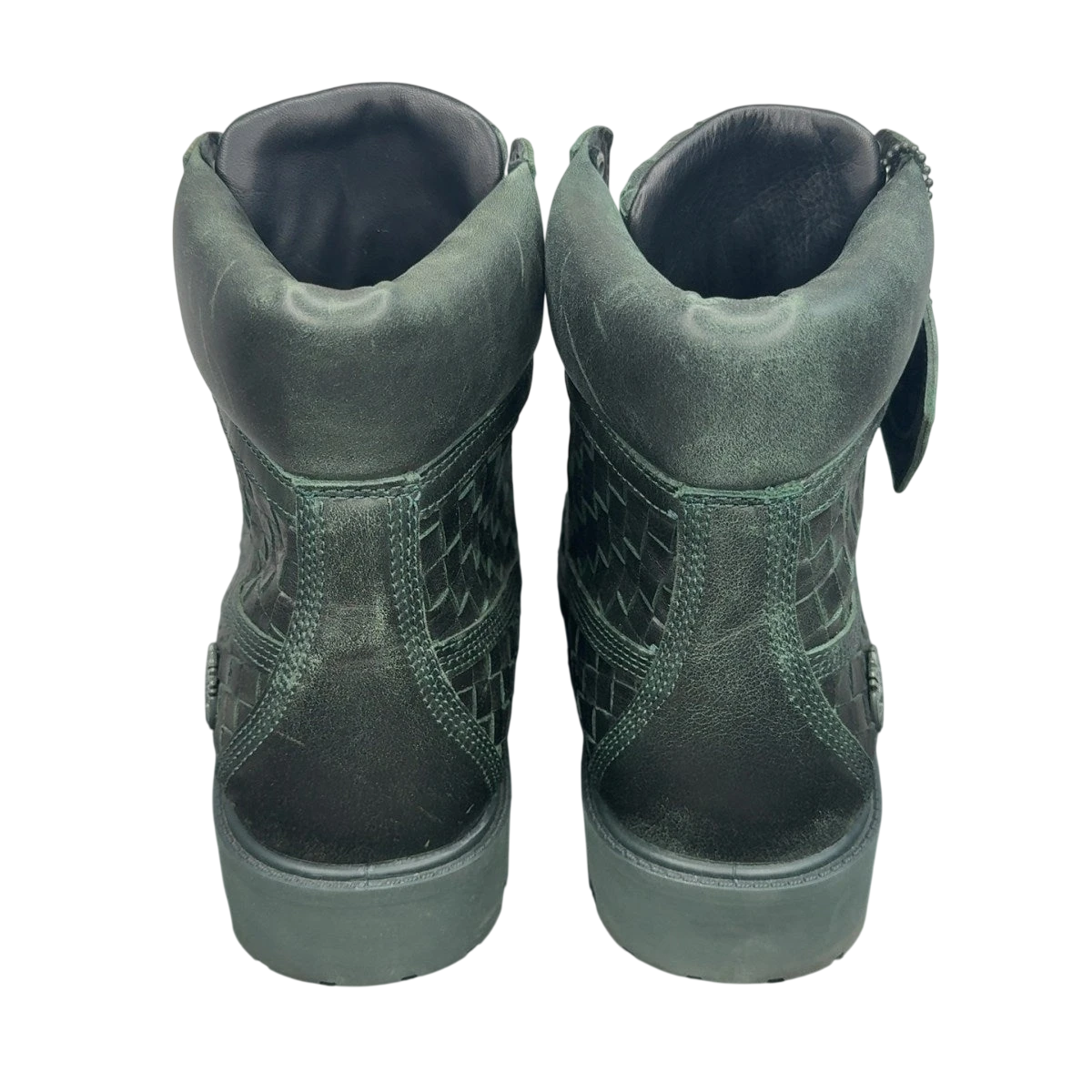 Timberland 6" Premium Boot Woven Dark Green (Size 10.5)