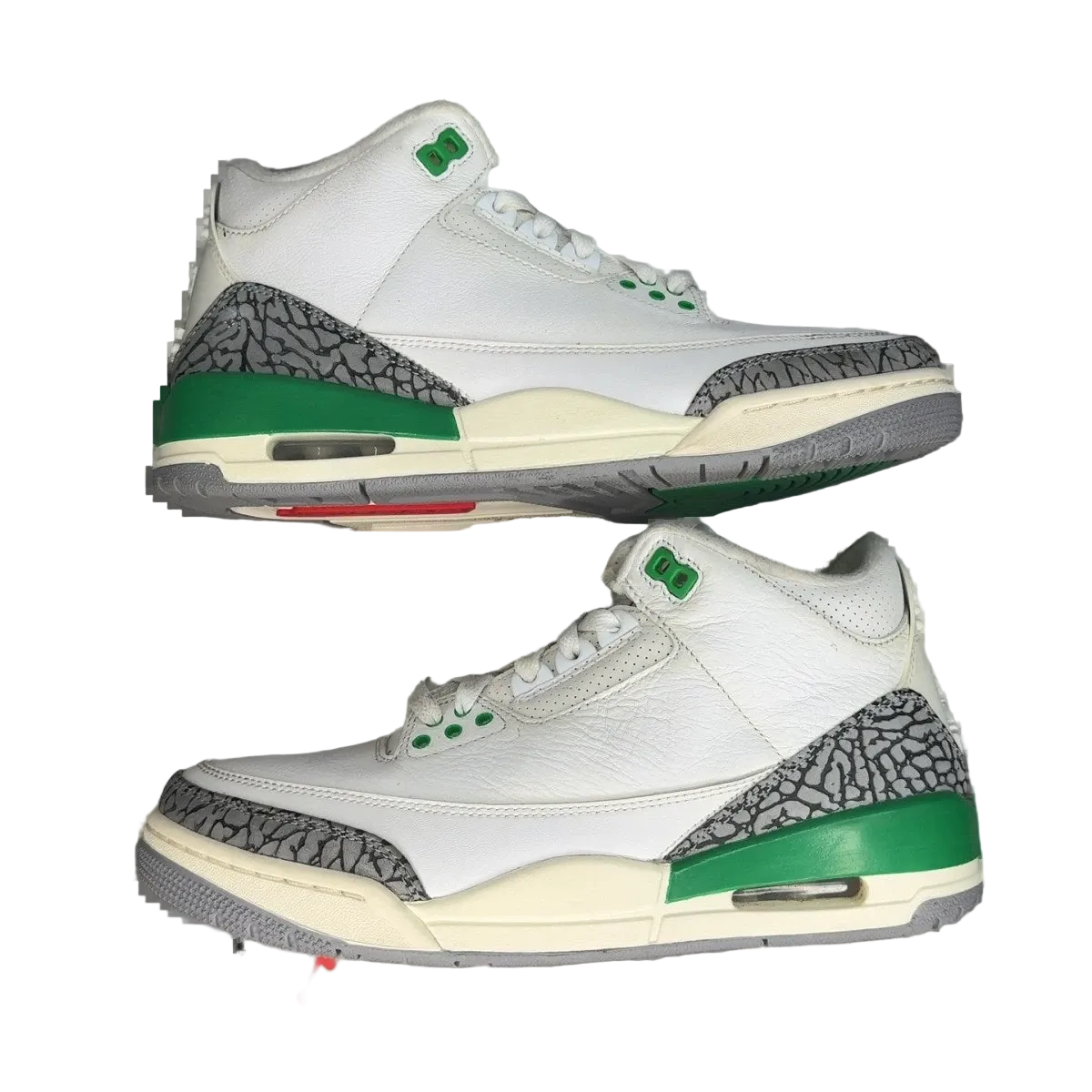Jordan 3 Retro Lucky Green (Size 7.5)