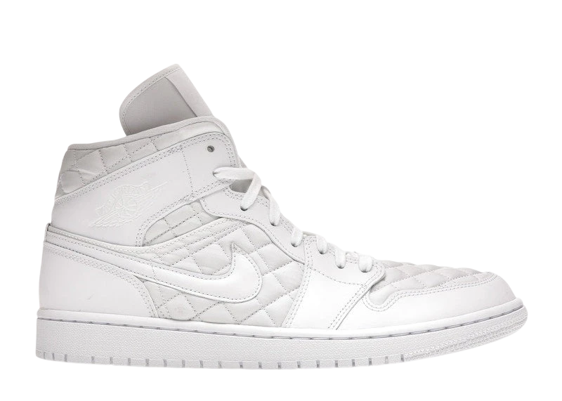 Jordan 1 Mid Quilted White