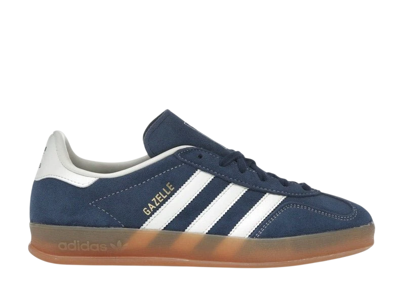 adidas Gazelle Indoor Night Indigo Off White Gold Metallic