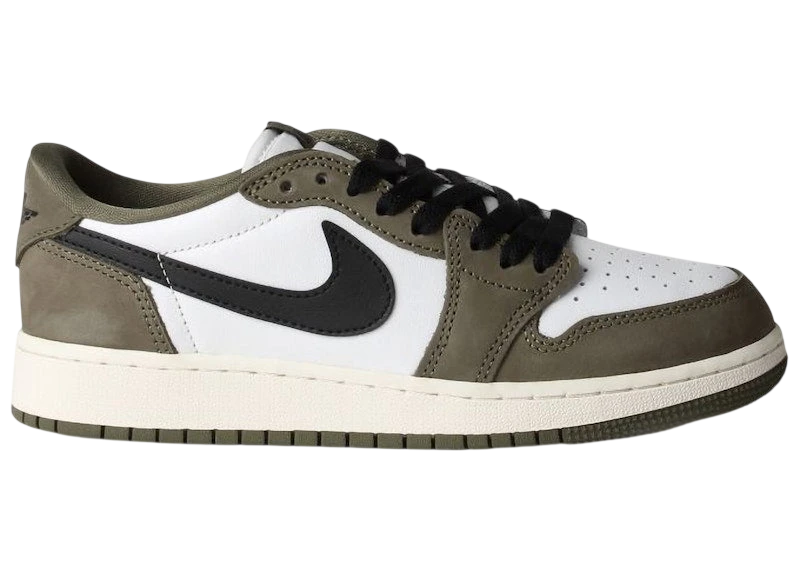 Jordan 1 Retro Low OG Medium Olive (GS)